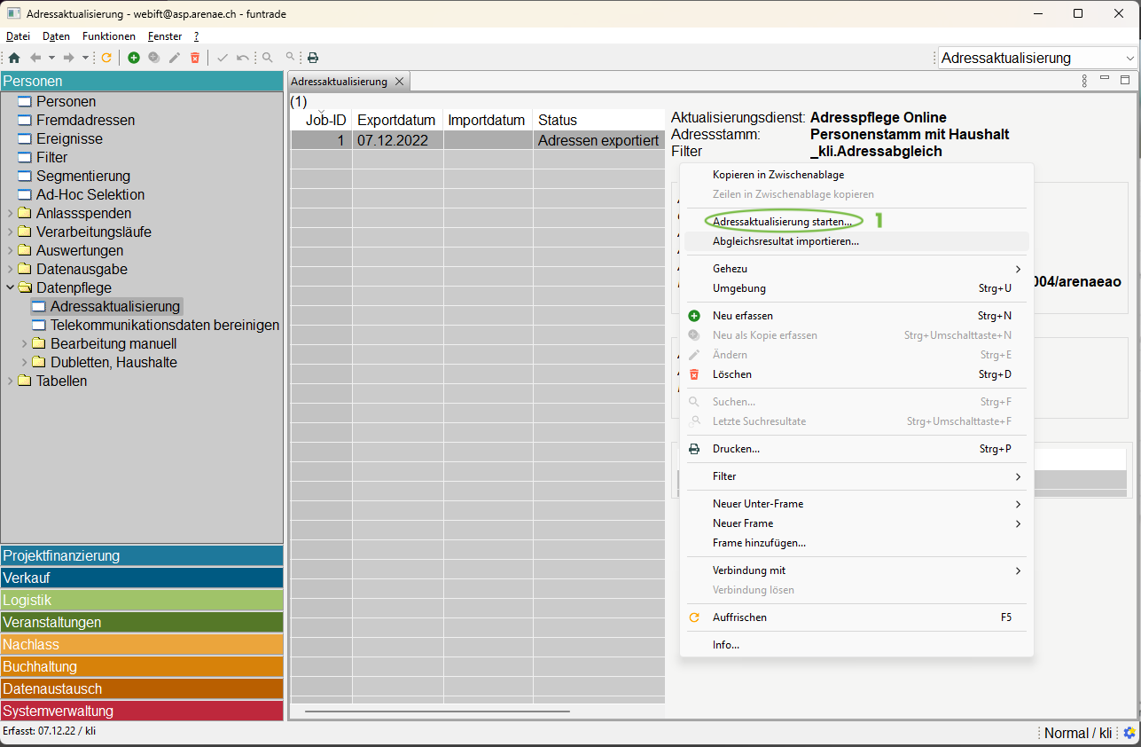 Exportdatei erstellen 3