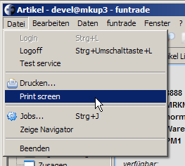 Auswahlliste mit Edit
