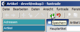 Icons im Edit-Modus